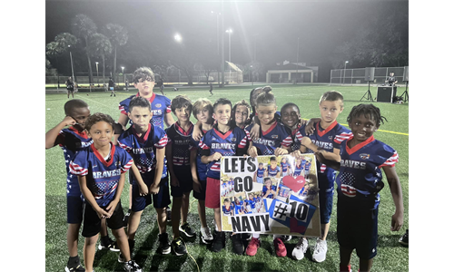 8U Navy Homecoming